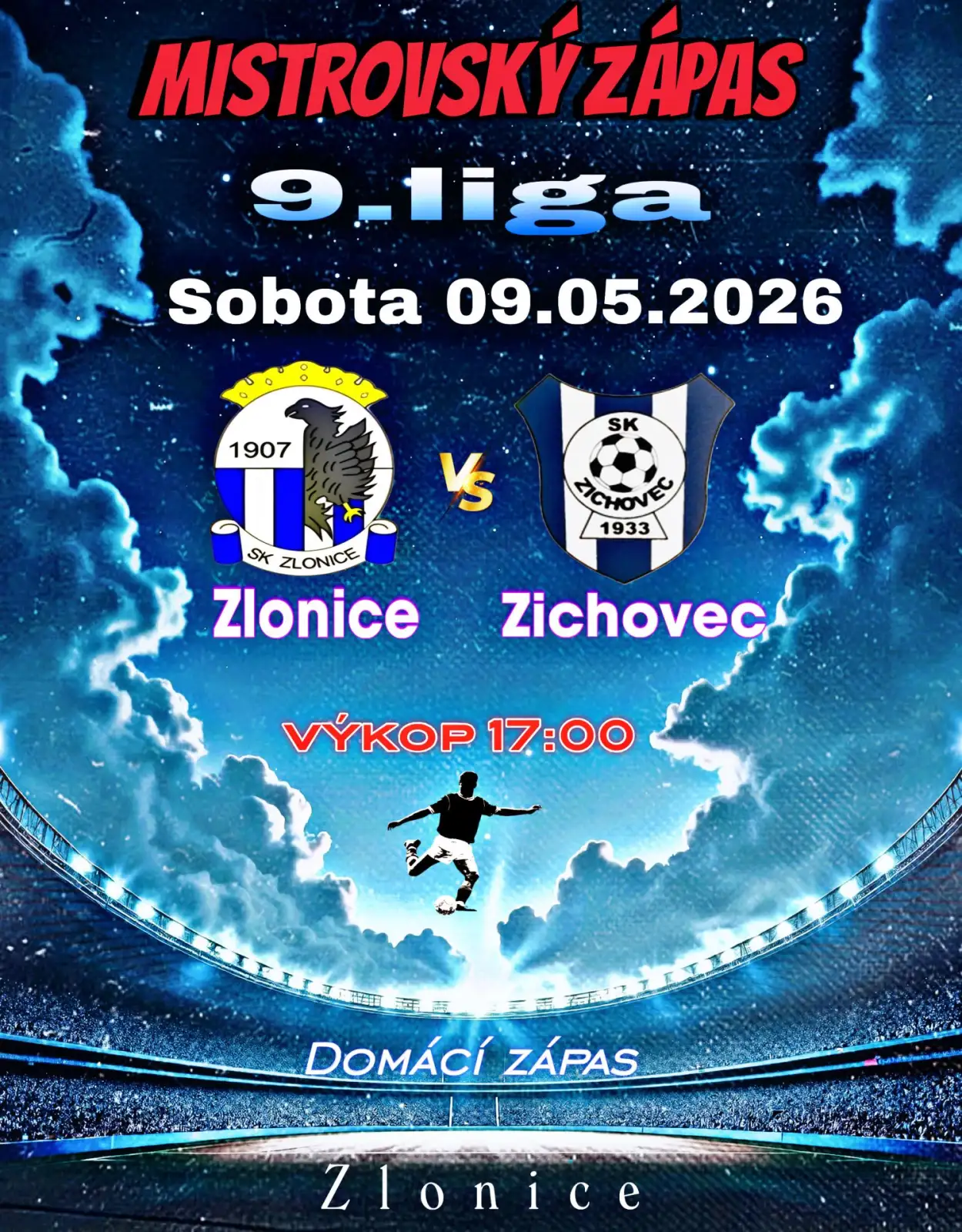 Domácí mistrovský zápas