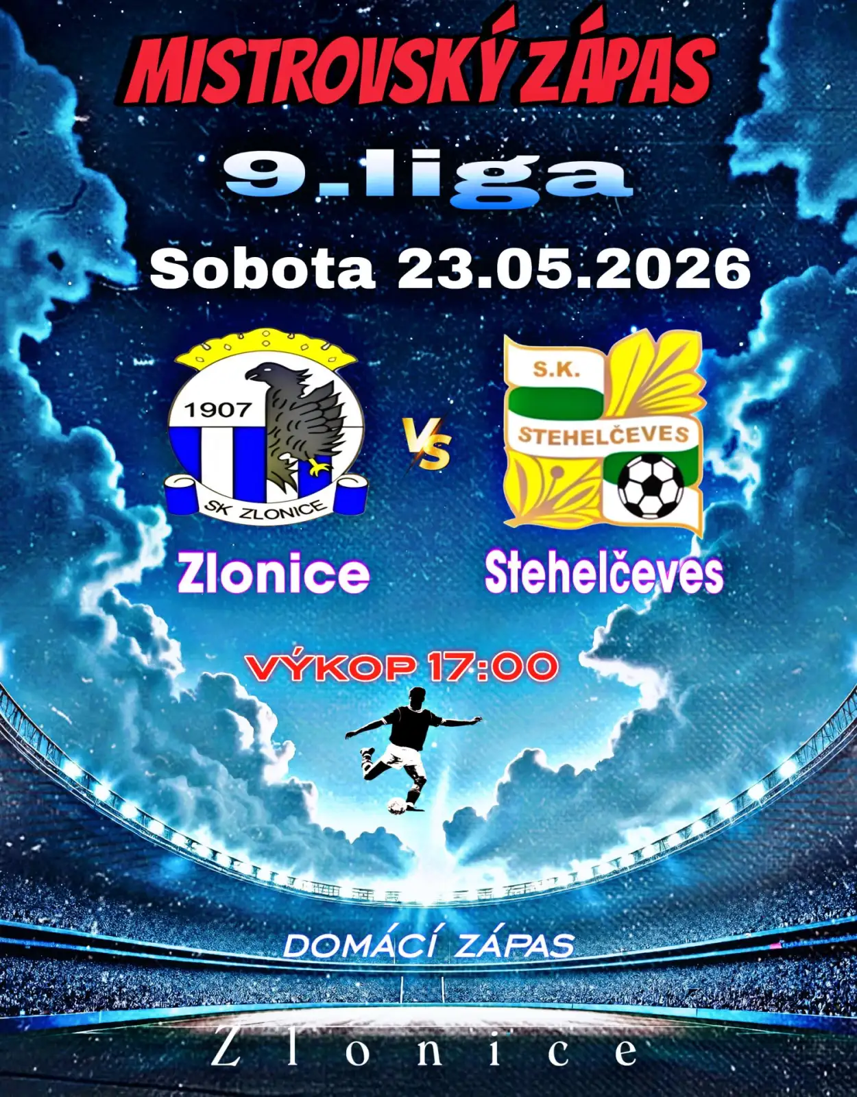 Domácí mistrovský zápas