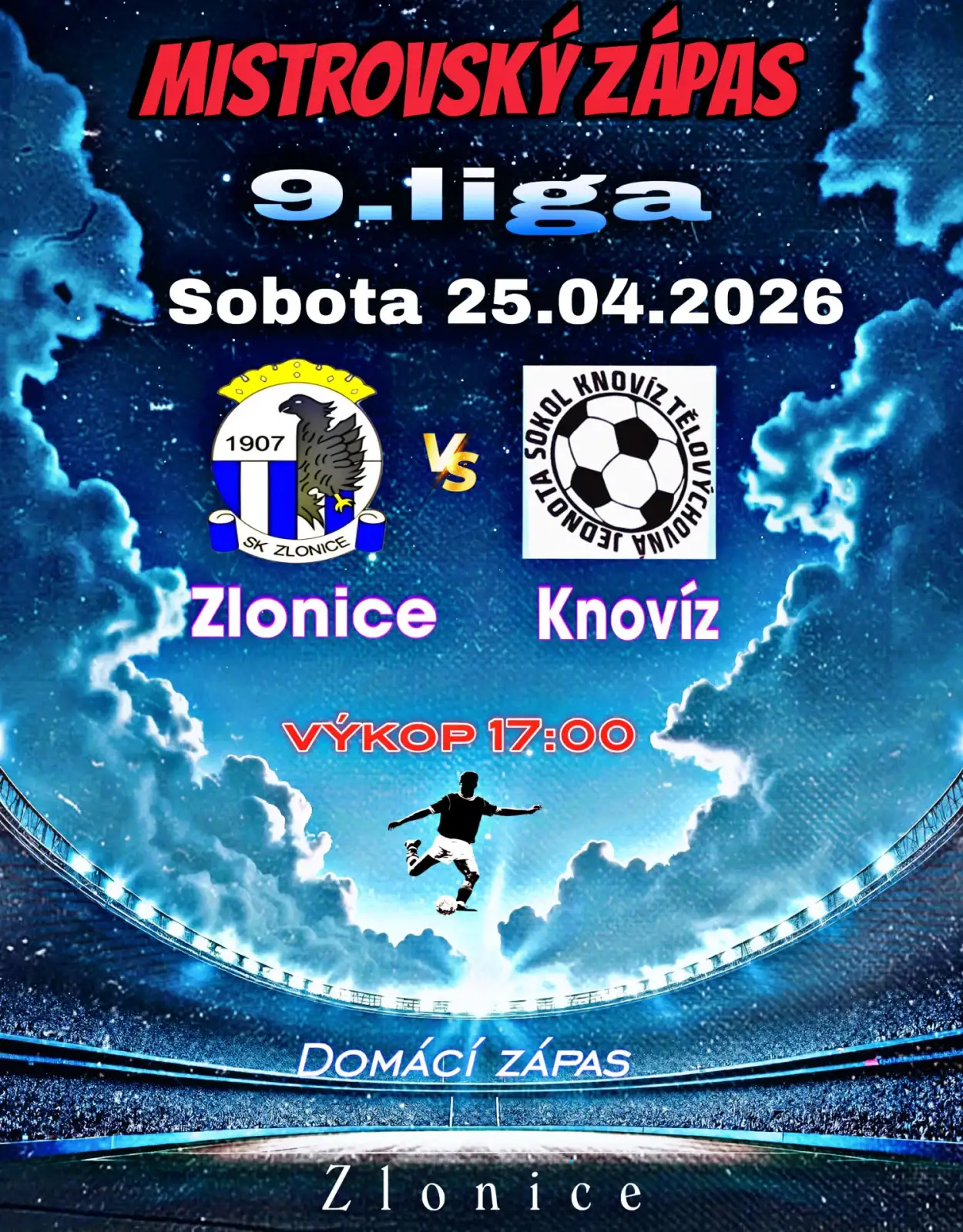 Domácí mistrovský zápas