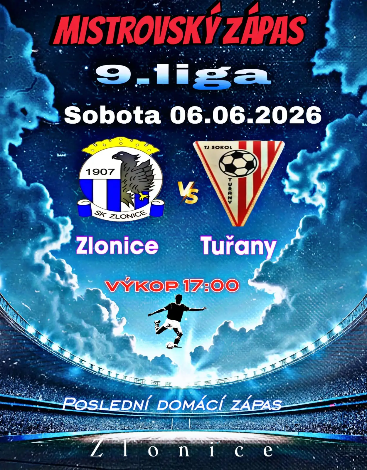 poslední domácí zápas